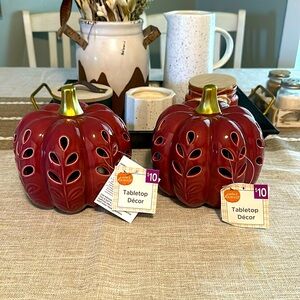 New- Tabletop Decor Lighted Pumpkins